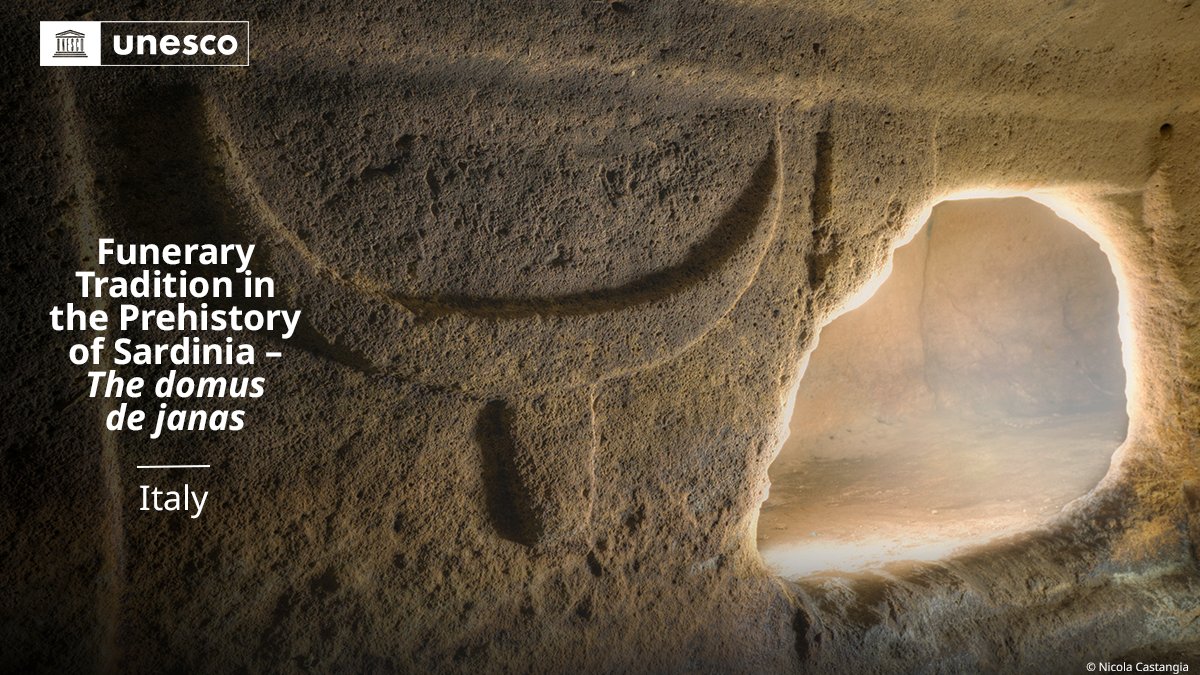 UNESCO ๐๏ธ #Education #Sciences #Culture ๐บ๐ณ (@unesco) on Twitter photo ๐ด BREAKING!
New inscription on the <a href="/UNESCO/">UNESCO ๐๏ธ #Education #Sciences #Culture ๐บ๐ณ</a> #WorldHeritage List: Funerary Tradition in the Prehistory of Sardinia โ The domus de janas, #Italy ๐ฎ๐น.
โก๏ธ unes.co/47whc #47WHC ๐ด BREAKING!
New inscription on the <a href="/UNESCO/">UNESCO ๐๏ธ #Education #Sciences #Culture ๐บ๐ณ</a> #WorldHeritage List: Funerary Tradition in the Prehistory of Sardinia โ The domus de janas, #Italy ๐ฎ๐น.
โก๏ธ unes.co/47whc #47WHC