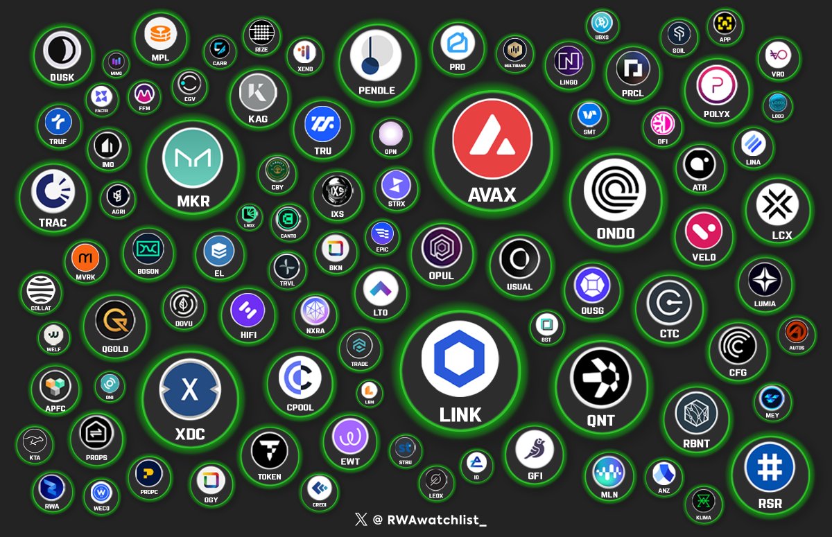 Which RWA tokens will 100x in 2025?🤔