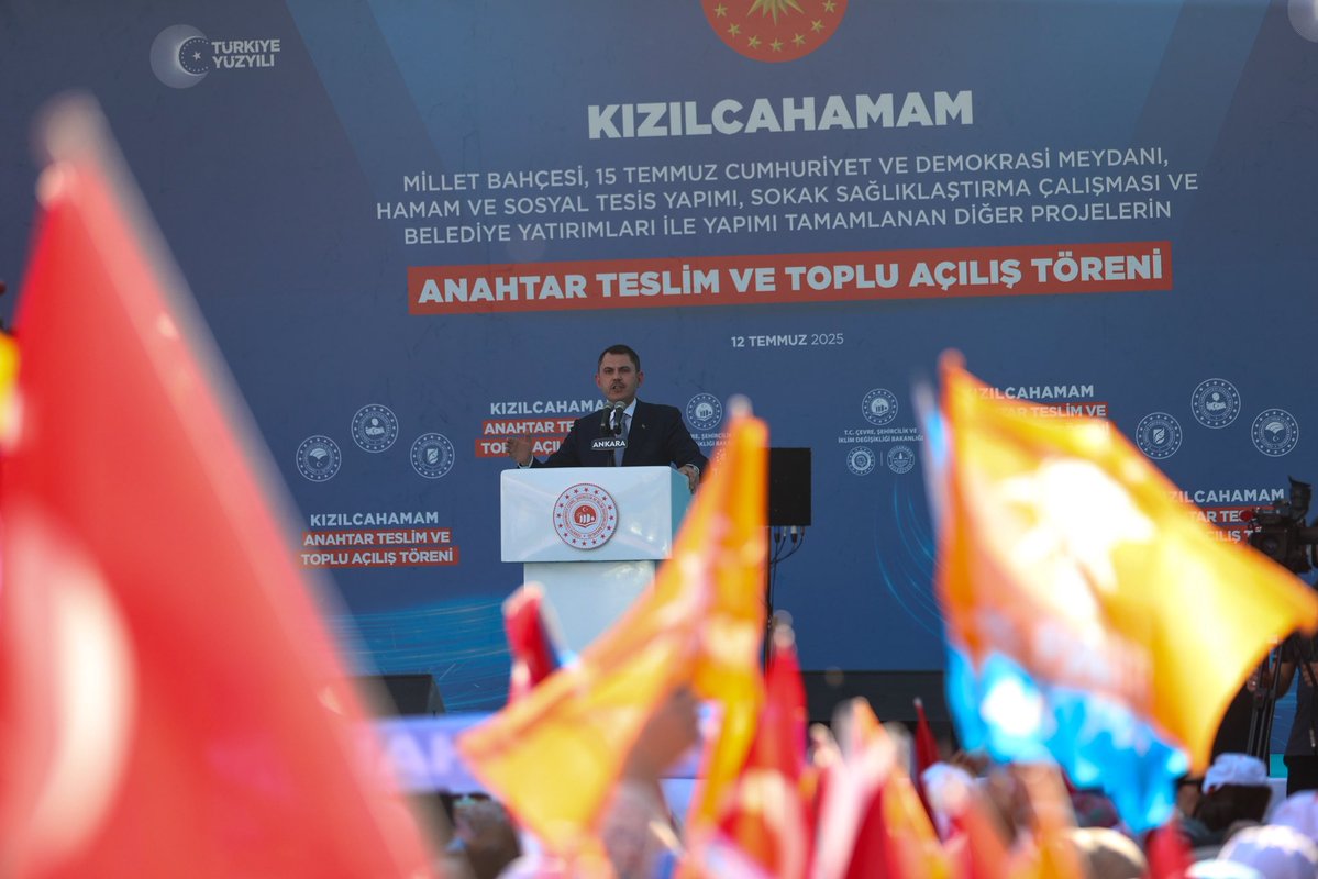 Murat KURUM (@murat_kurum) on Twitter photo Cumhurbaşkanımız Sayın <a href="/RTErdogan/">Recep Tayyip Erdoğan</a>’ın teşrifleriyle Kızılcahamam'da yapımını tamamladığımız eserlerimizi hizmete açtık.
📌 Kızılcahamam'ı ilk Sıfır Atık ilçesi yaparak ülkemizin en temiz, en çevreci yerlerinden biri haline getirdik,
📌 Kasaplar Çarşısı’nı yeniledik, esnafımıza Cumhurbaşkanımız Sayın <a href="/RTErdogan/">Recep Tayyip Erdoğan</a>’ın teşrifleriyle Kızılcahamam'da yapımını tamamladığımız eserlerimizi hizmete açtık.
📌 Kızılcahamam'ı ilk Sıfır Atık ilçesi yaparak ülkemizin en temiz, en çevreci yerlerinden biri haline getirdik,
📌 Kasaplar Çarşısı’nı yeniledik, esnafımıza