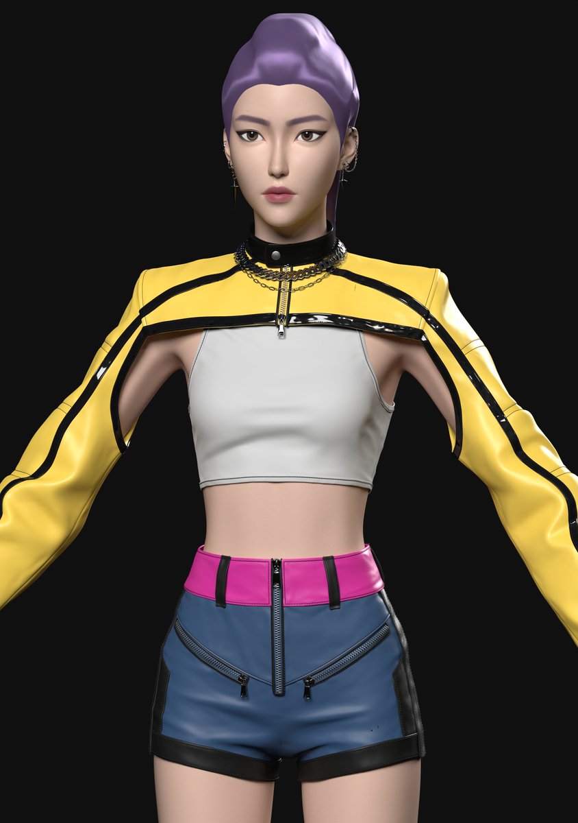 _Ama_Roo's tweet image. Rumi's 3D sculpt is almost done. Posting this here so the AI crowd can chill
#KPOPDEMONHUNTERS