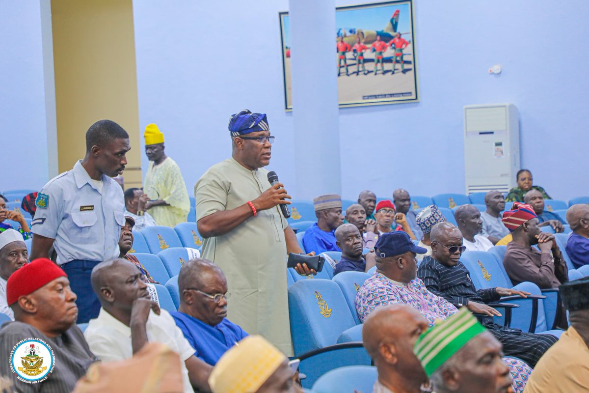 NigAirForce's tweet image. NAF remains committed to veterans' welfare - CAS reassures at mid-year parley
The Chief of the Air Staff (CAS), Air Marshal Hasan Bala Abubakar, has reaffirmed the Nigerian Air Force’s unwavering commitment to prioritising the welfare and concerns of its veterans. He gave the…