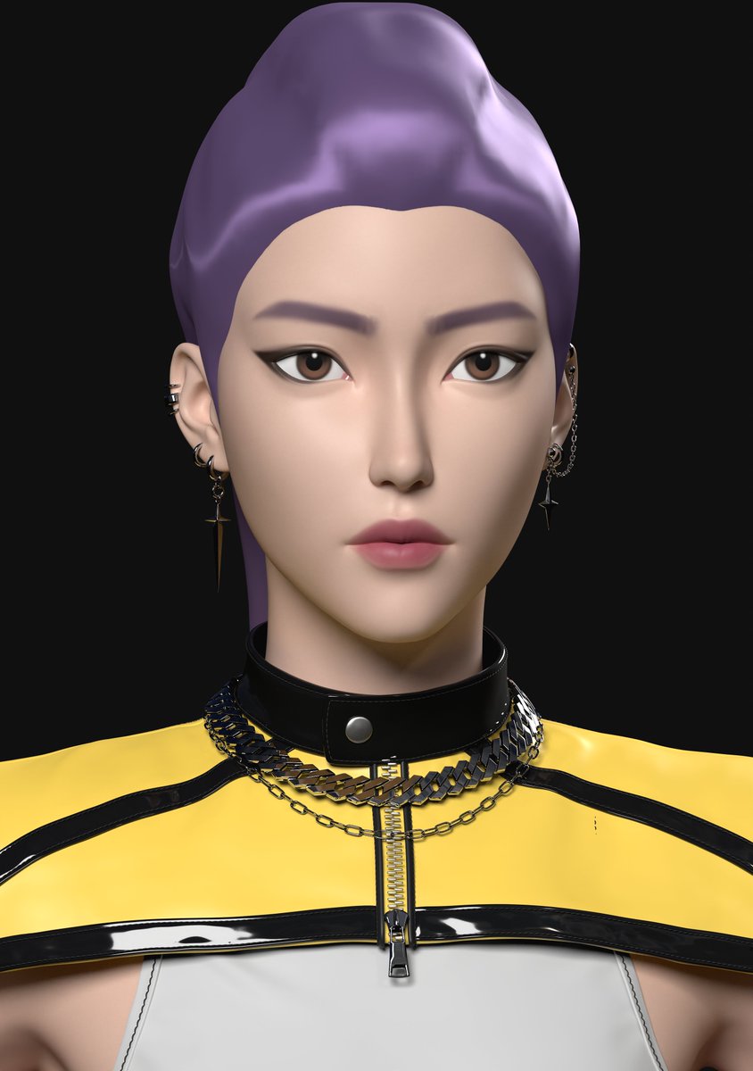 _Ama_Roo's tweet image. Rumi's 3D sculpt is almost done. Posting this here so the AI crowd can chill
#KPOPDEMONHUNTERS