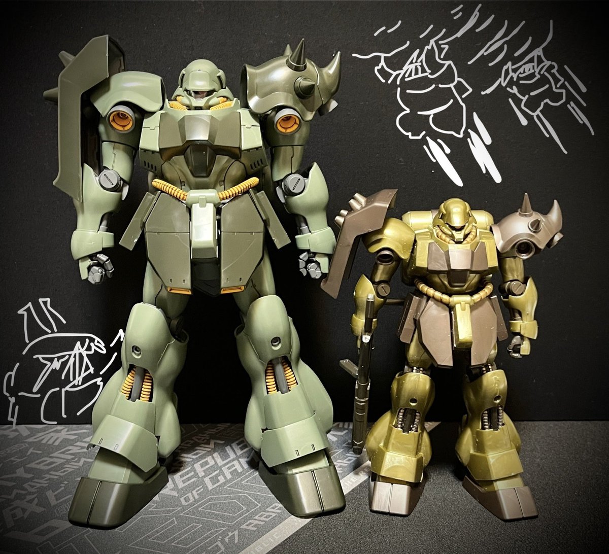 Echo_d09's tweet image. Love Geara Doga🥲❤️

MG is so big…🫨