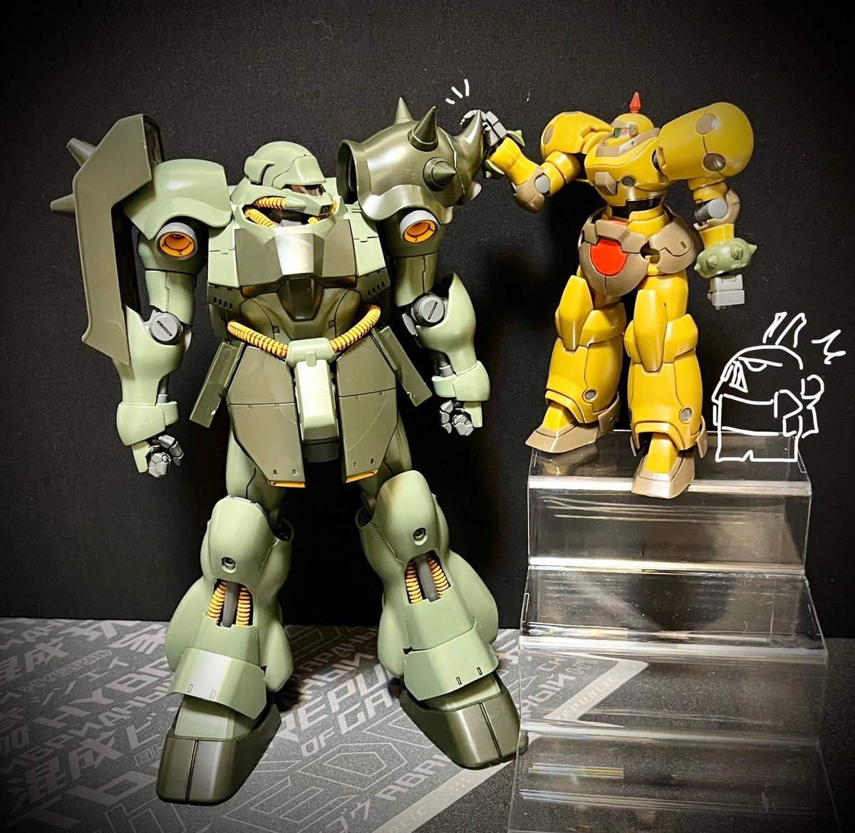 Echo_d09's tweet image. Love Geara Doga🥲❤️

MG is so big…🫨