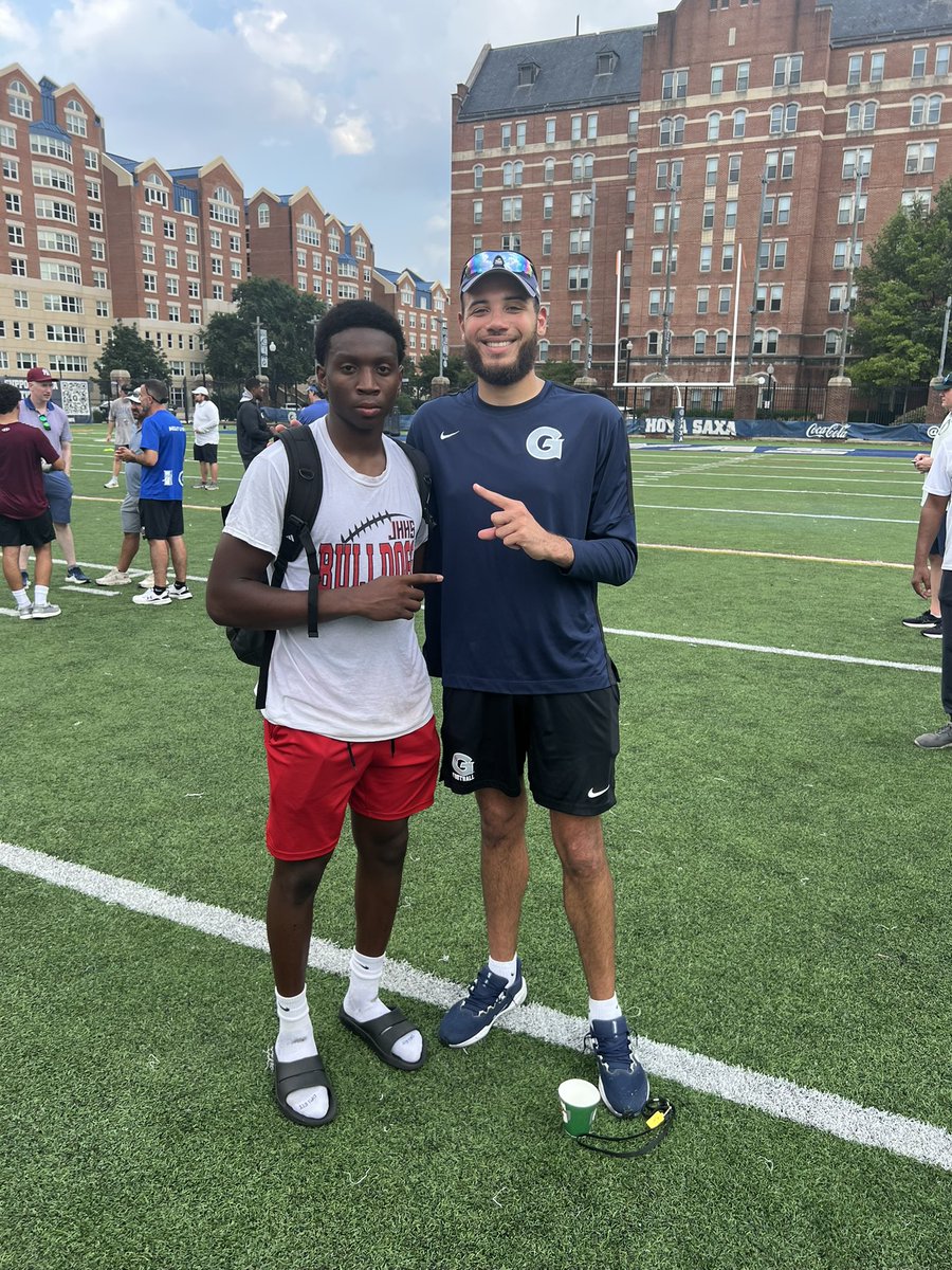Austin Richardson (@a6richardson12) on Twitter photo Had a great camp yesterday at <a href="/HoyasFB/">Georgetown Football</a>. Got to meet <a href="/coachsgarlata/">Coach Sgarlata</a> <a href="/CoachRSpence/">Robert Spence</a> <a href="/sir_aiken12/">Sir Aiken</a> and <a href="/CoachRamey_/">Gary Ramey Jr.</a> . Got to learn and show my skills. And can’t wait for the future! <a href="/coachjohnNCSA/">John Bell</a> Had a great camp yesterday at <a href="/HoyasFB/">Georgetown Football</a>. Got to meet <a href="/coachsgarlata/">Coach Sgarlata</a> <a href="/CoachRSpence/">Robert Spence</a> <a href="/sir_aiken12/">Sir Aiken</a> and <a href="/CoachRamey_/">Gary Ramey Jr.</a> . Got to learn and show my skills. And can’t wait for the future! <a href="/coachjohnNCSA/">John Bell</a>