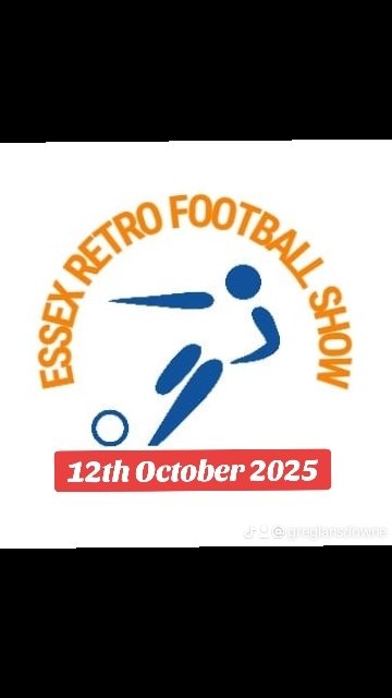 The special guest for October's Essex Retro Football Show will be announced on Monday. Here's the first clue to his identity.