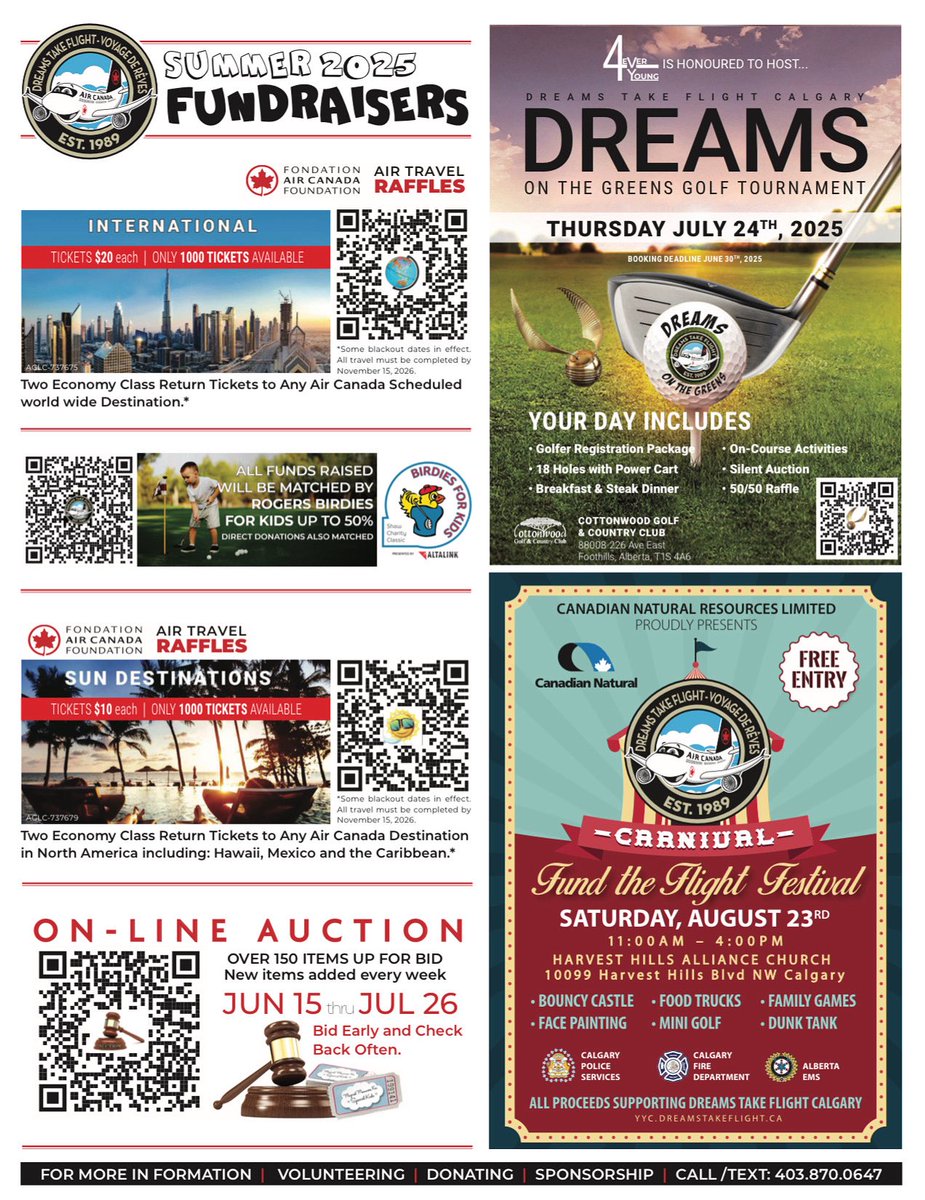 We have so many fun things going on this summer!! 

#summerfun #summer2025 #fundraising #dreamsyyc #dreamstakeflight  #magicalmemoriesforspecialkids 

 instagram.com/p/DLJcTlix6oI/…