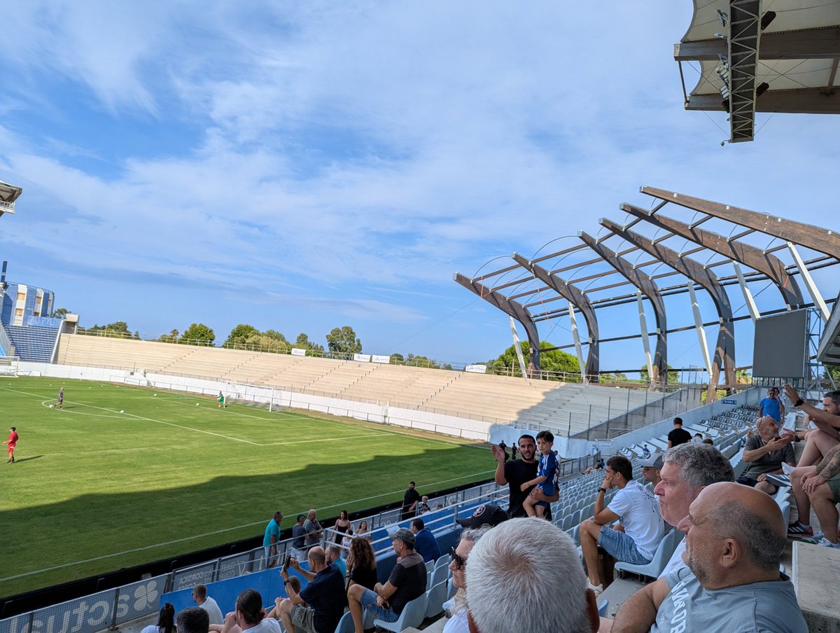 Ça avance 🏟️🔵⚪ #SCBastia #Furiani