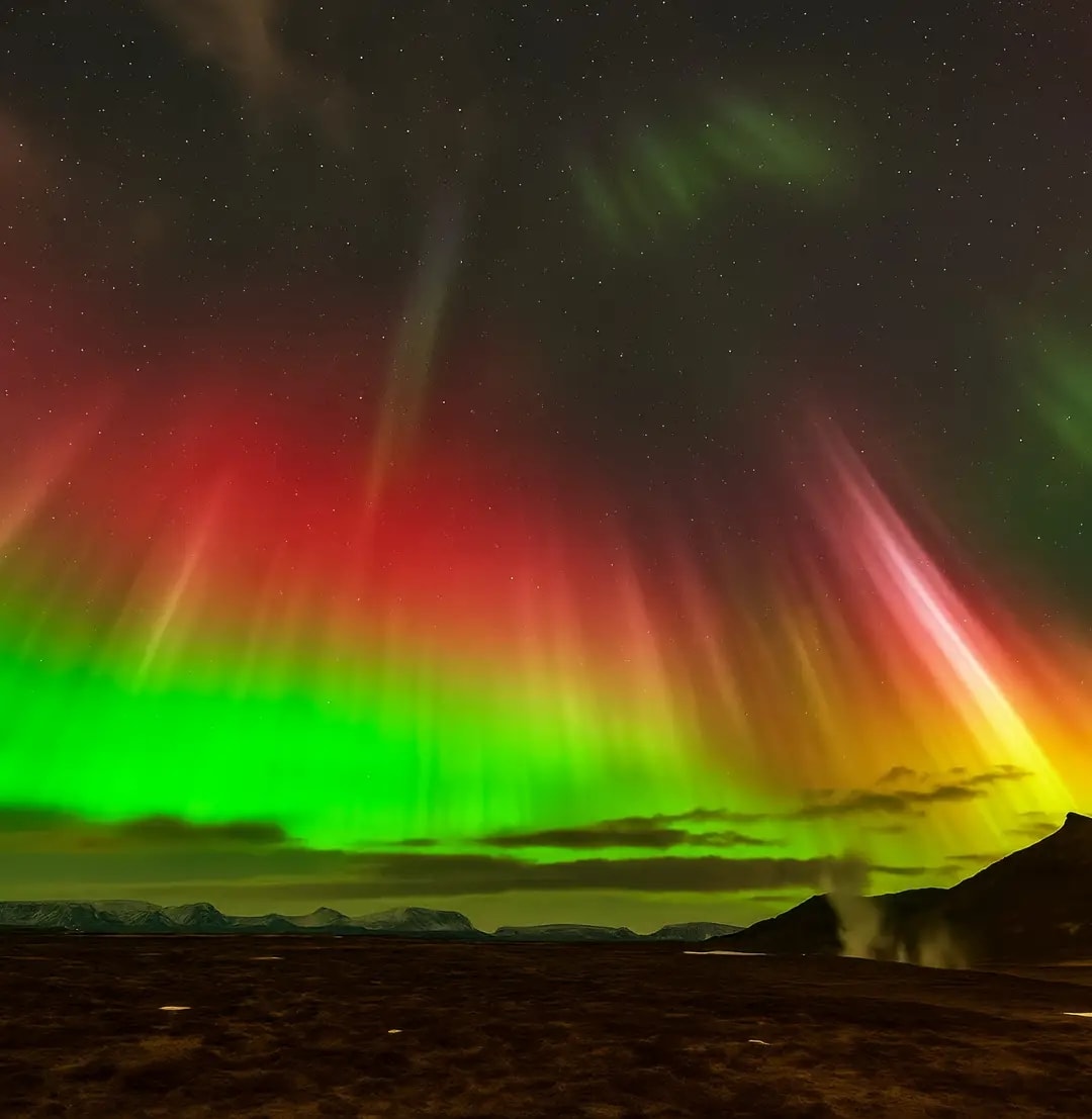 Northern Lights from Finland a few minutes ago😍