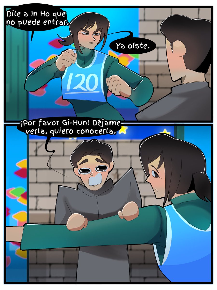 TamyzeroT0's tweet image. En el nacimiento de la bebé, a In Ho no lo dejaron pasar XD
#Squidgamefanart #squidgame3 #SquidGame #gihun #inho #inhun #mpreg