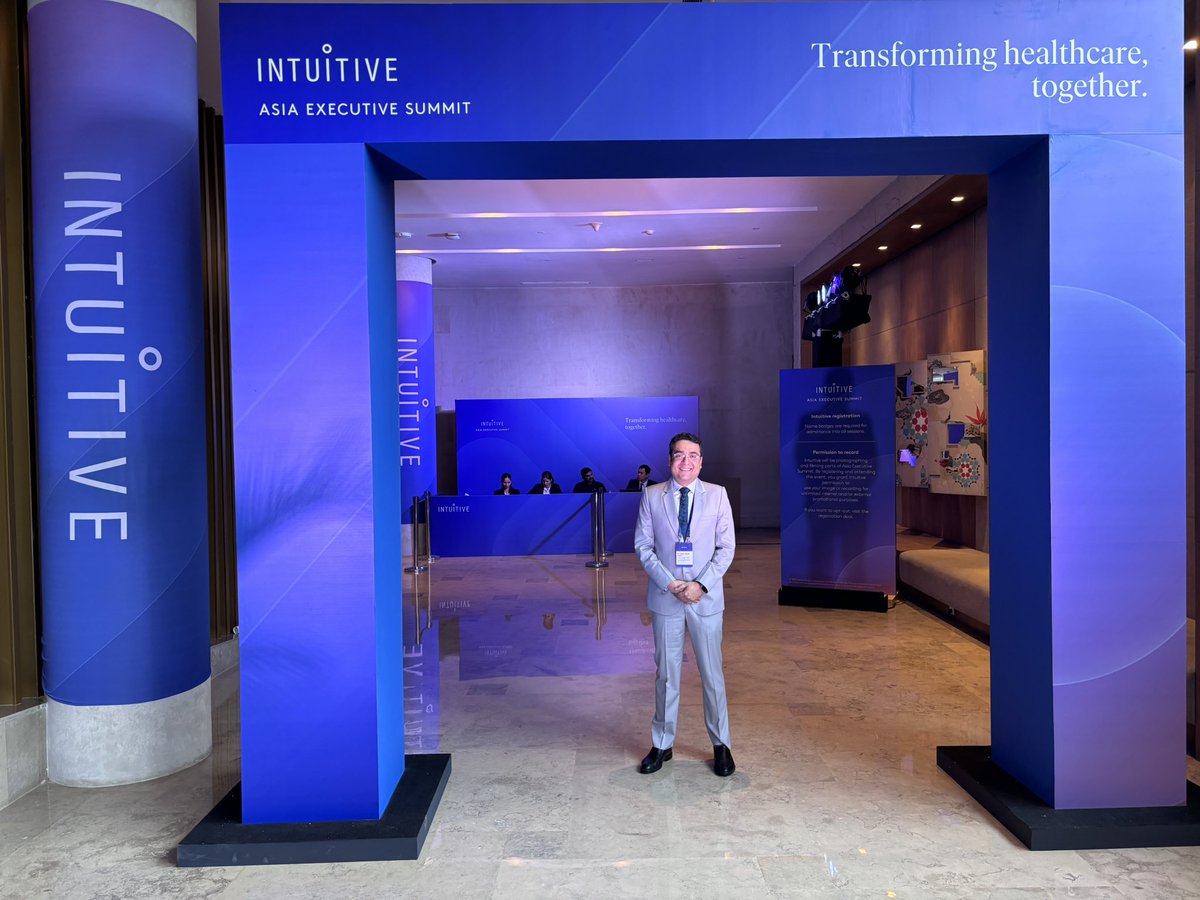 Just wrapped up the Asia Executive Summit 2025 by Intuitive in Delhi, and I’m still in awe of the incredible innovation shaping the future of surgery. Had the unique opportunity to test drive the dV5, a brilliant feat of engineering by Intuitive that’s yet to be launched in India