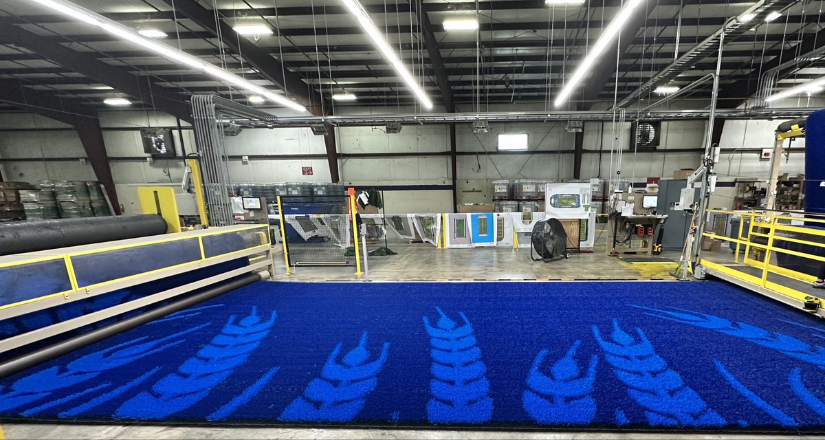 KSSCentral's tweet image. Fresh turf coming soon for the Jayhawks! @shawsportsturf & @MMTHBuilt is building out the new surface for Kansas football featuring their Game On tech releasing some sneak peaks