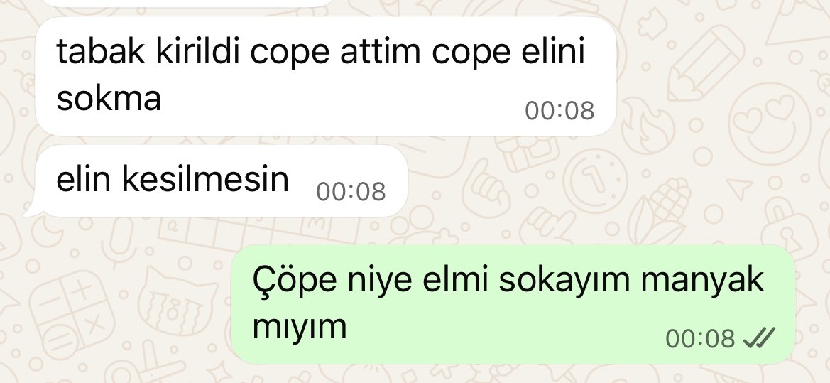 Ablam yine bildiğiniz gibi