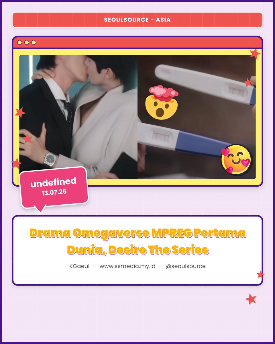 kpopdankdramaid's tweet photo. #DesireTheSeries: #DramaBL #Omegaverse #MPREG Pertama!
Read More: null
-KGaeul https://t.co/NTZReGfyct