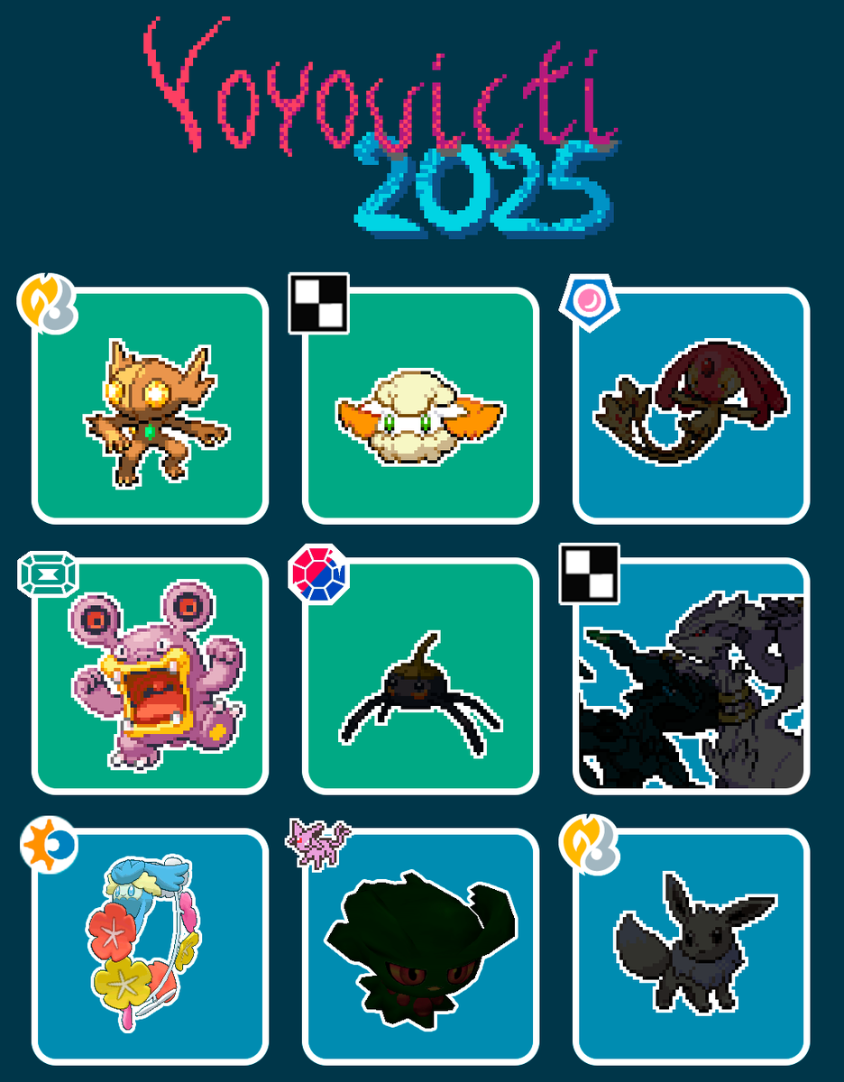 Petit Ténéfix en troupeau sur Heartgold ! C'est pas la 3G, mais très classe quand même !
Il vient également s'ajouter au bingo UwU