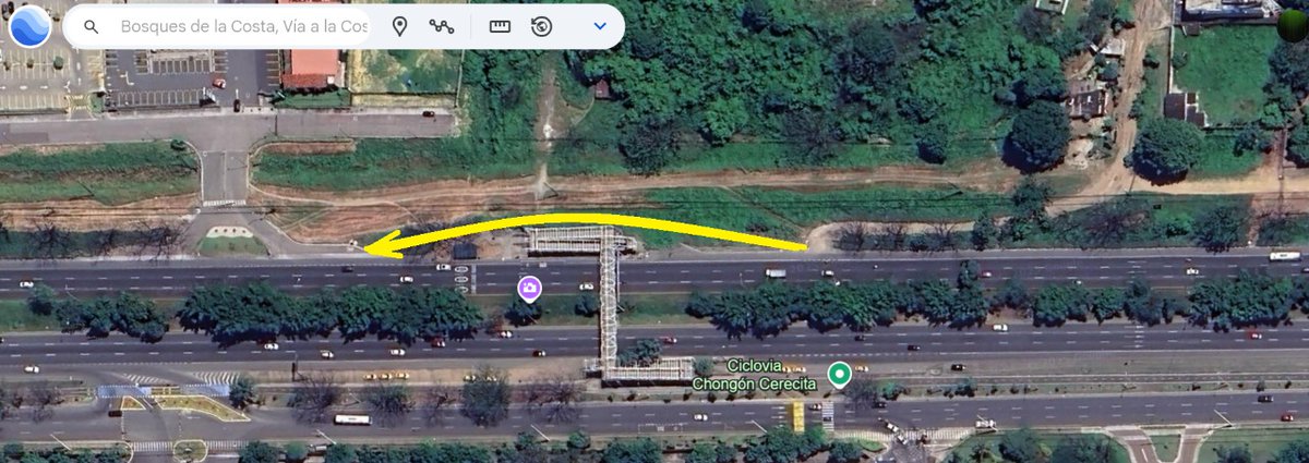 ViaLaCostaLucha's tweet photo. Sr Alcalde @aquilesalvarez los habitantes de #ViaALaCosta solicitamos q el paso peatonal d Puerto Azul sea rediseñado con una bahía para buses  y de esa forma ya no ocupan un carril de la E40 al recoger pasajeros, en horas pico es un punto crítico. @ATMGuayaquil  @alfonso_saltos https://t.co/BOZCAY5kp7