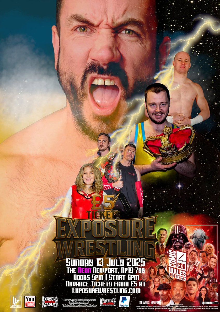 Tomorrow Exposure Wrestling is back at The Neon in Newport with £5 tickets 🎟!!! See yall there xo #wrestling #exposurewrestling #womenswrestling #southwales #cowgirl