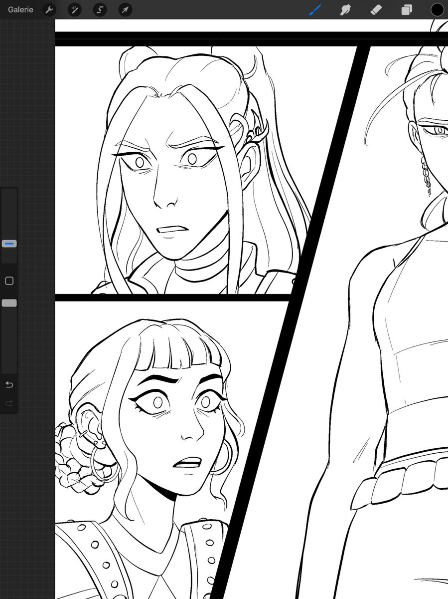 Kinschi_draws's tweet image. almost 10h in and I'm still on the lineart π₯²