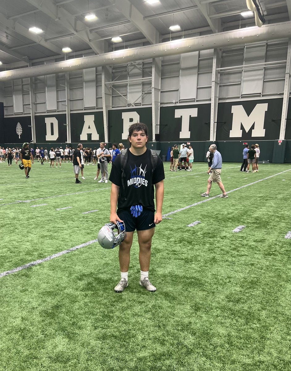 Brayden Homoki 3⭐️LB (@brayden_homoki) on Twitter photo I had another fantastic camp yesterday <a href="/DartmouthFTBL/">Dartmouth Football</a>!! Thank you <a href="/coachirishodea/">Danny O'Dea</a> and <a href="/Coach_McCorkle/">Sammy McCorkle</a> for the invite. Also thank you <a href="/coach_dobes/">Don Dobes</a> for all of the great coaching at linebacker. Can’t wait to visit the woods again!!
<a href="/Middie_Football/">Midview Football</a> <a href="/MidviewStrength/">Midview Strength</a> <a href="/DaleRodick/">Dale Rodick II</a> I had another fantastic camp yesterday <a href="/DartmouthFTBL/">Dartmouth Football</a>!! Thank you <a href="/coachirishodea/">Danny O'Dea</a> and <a href="/Coach_McCorkle/">Sammy McCorkle</a> for the invite. Also thank you <a href="/coach_dobes/">Don Dobes</a> for all of the great coaching at linebacker. Can’t wait to visit the woods again!!
<a href="/Middie_Football/">Midview Football</a> <a href="/MidviewStrength/">Midview Strength</a> <a href="/DaleRodick/">Dale Rodick II</a>