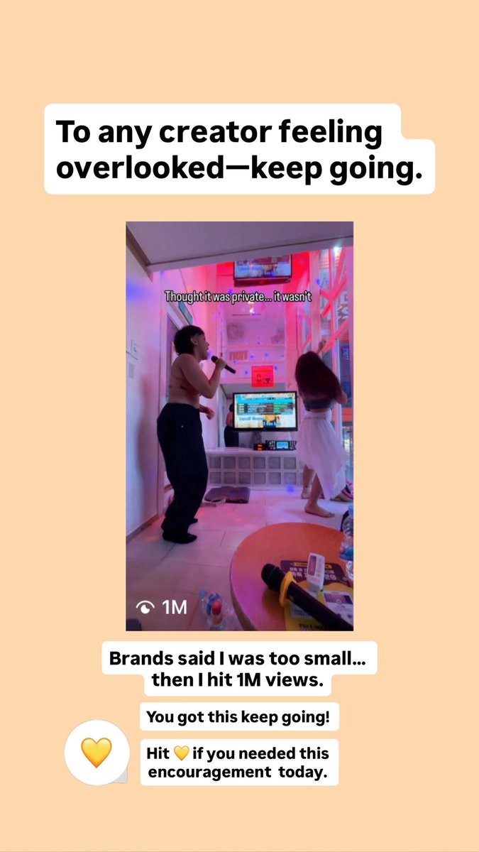 erinasimon's tweet photo. Went quiet. Stayed focused.
Now we’re back, 1M views!

Sometimes you step back…
So you can blast forward.

Let’s go!

*also hey cuties! 😁✨🙌 https://t.co/CuZHYVgWaR