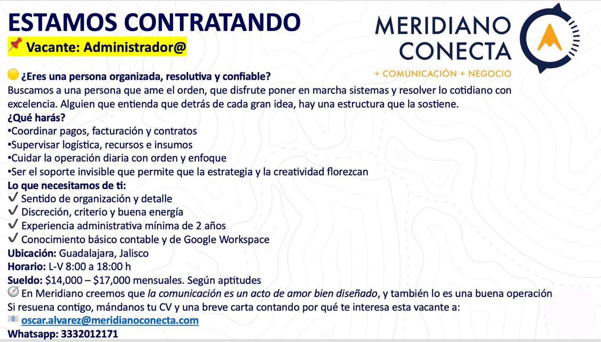 Ojarin's tweet photo. Estamos contratando!!! https://t.co/N0vgTzu4Xj
