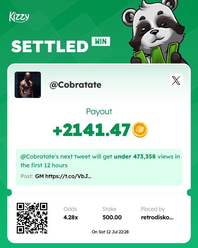 Check out this bet on ⁦<a href="/kizzymobile/">Kizzy</a>⁩ 

Bet daily! 

⁦<a href="/monad_xyz/">Monad ⨀</a>⁩ is next big 🔥