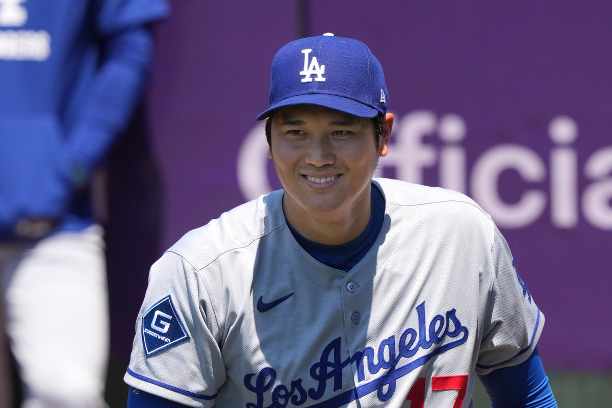 Shohei Ohtani has officially pitched nine innings this season for the Dodgers:

9 IP
5 H
1 ER
2 BB
10 K

His season ERA is a solid 1.00. He also has a National League leading 32 home runs.