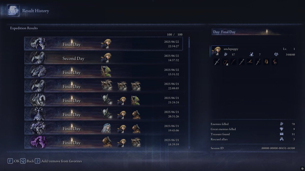 2MUCHDOG's tweet photo. Three bosses down at level 1 in Nightreign 🥹 https://t.co/a9ge6cbQlf