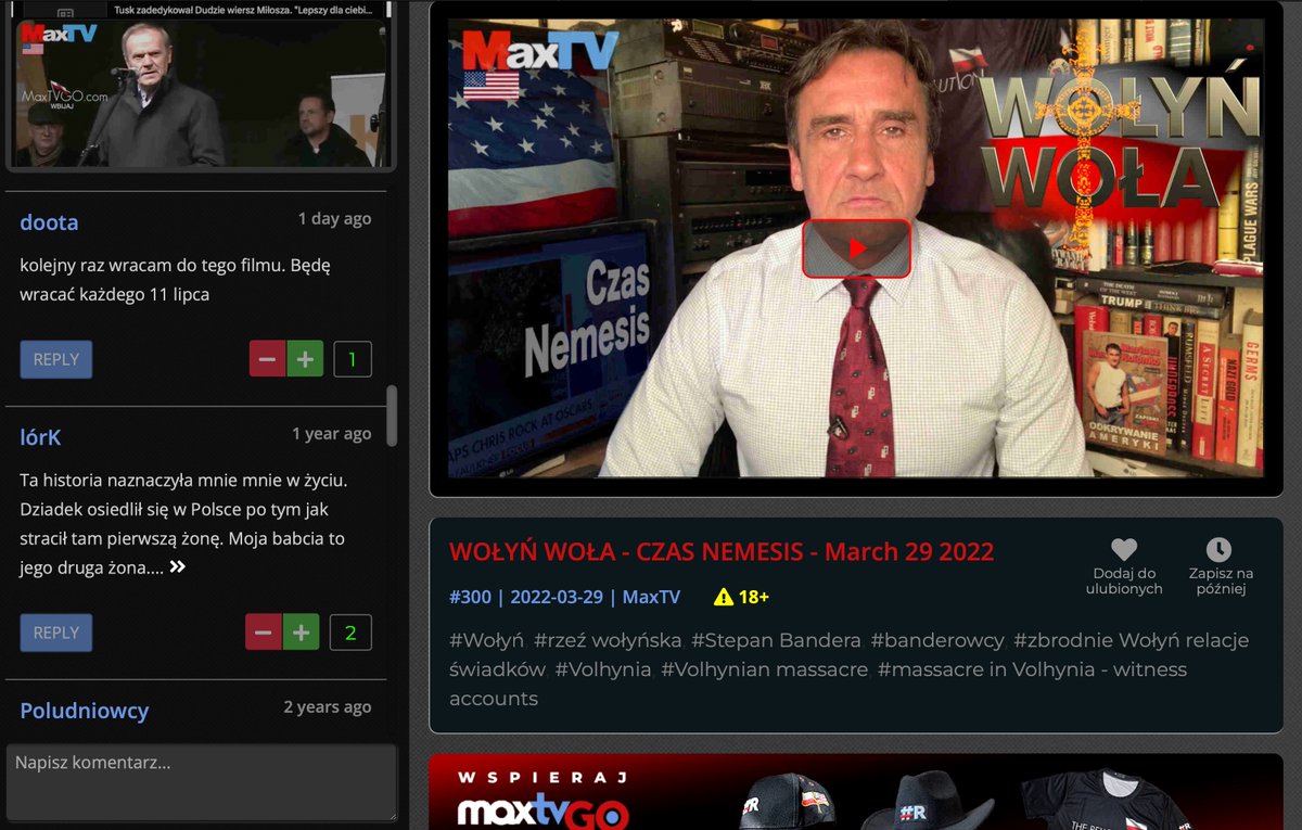 maxkolonko's tweet image. "Płomienie Jedwabne" - TERAZ w MaxTVGO.com
"Wołyń Woła" - na Dwójce.
PRAWDA WZYWALA
🇺🇸#RREVOLUTION #NARPOL 🇵🇱 #R
dlaczego 25 lat politycy nie Mówią Jak Było i Jest ??