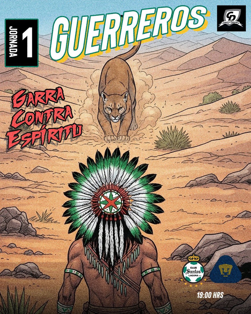 ComarcaDeporte's tweet photo. HOY JUEGAN LOS GUERREROS! 🇳🇬⚽

Santos Laguna regresa a la actividad este sábado enfrentando a Pumas, partido correspondiente a la jornada 1 a las 19:00 horas, en el Estadio Corona.

Nos vemos en el Corona al rato, Guerreros 🇳🇬

@ClubSantos 🆚 @PumasMX https://t.co/vE5EqtPYjF