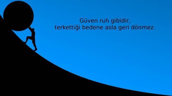 Zamanla anlaşılan tek şey güvenmenin sevmekten daha önemli olduğudur...

Ve unutulmaması gerekir ki : Güven, tek kullanımlıktır…!

İyi olsun geceler ✨🌙 ⭐️
#GeceyeNotum 
#GeceyeBirNot