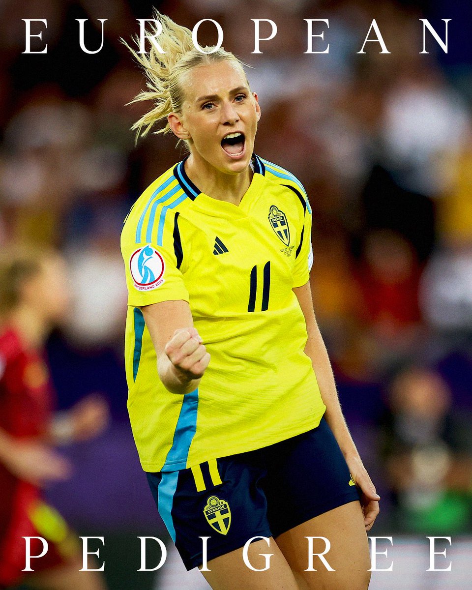 adidasfootball's tweet image. cool, calm, quarter-finalists. Stina Blackstenius knows what it takes to go the distance ππ