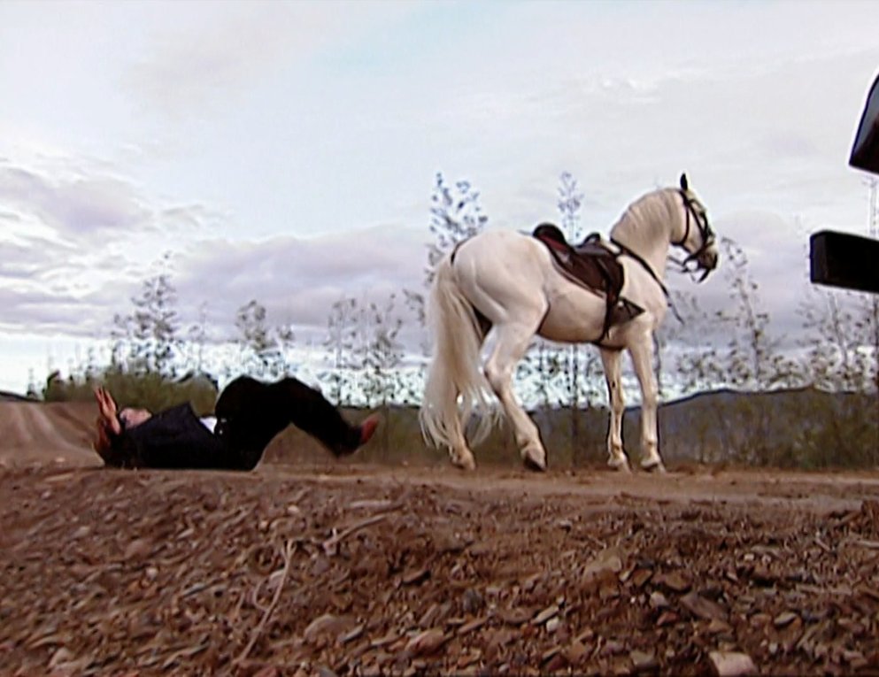 PasdeGavilanes's tweet photo. #PasiónDeGavilanes #PDG2 Don Bernardo sufre una caída del caballo. https://t.co/Gq4lJiAtcL
