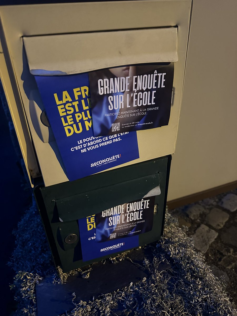 Petit boîtage GZ / Fiscalité ce soir dans la commune d’Uxem.

De jour de comme de nuit, la reconquête sera toujours présente ! 🇫🇷