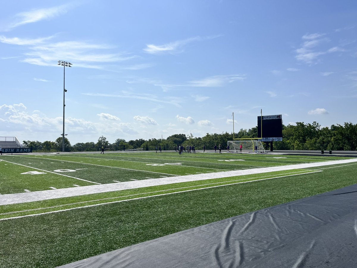 First scrimmage at our new home 🫶🏻