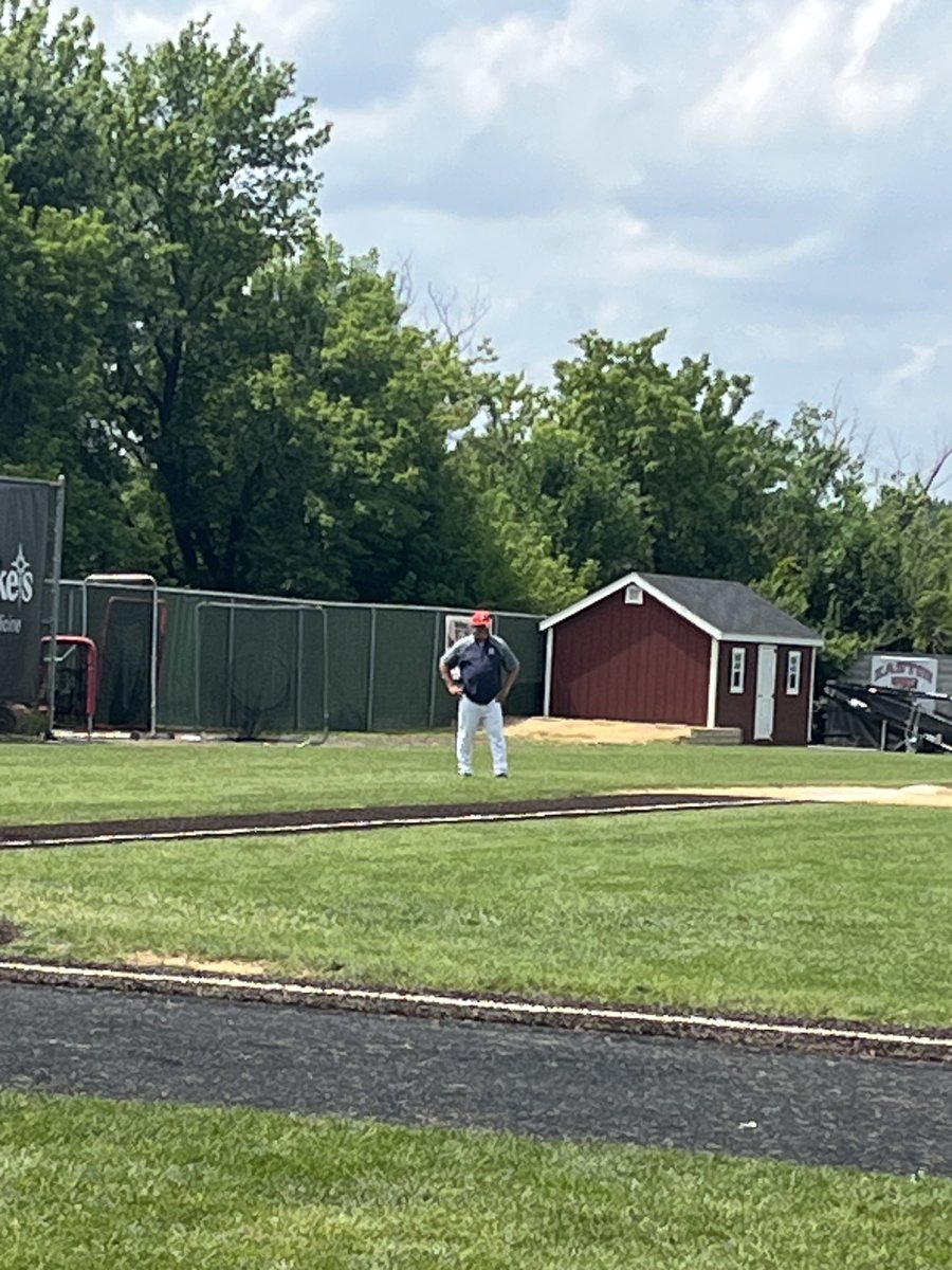 USElite Iron Man - 28 Straight Innings on a field today for 8 hours in 95 Degree Heat Coaching Up Our Players. ⁦<a href="/goudycoach/">Bill Goudy</a>⁩ ⁦<a href="/USElitebase/">US Elite Baseball</a>⁩