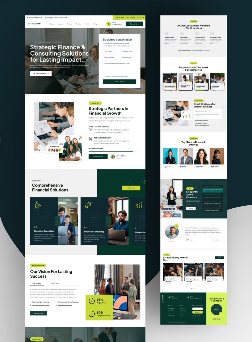 chris_visuals55's tweet image. Consulting &amp;amp; Finance Agency Website✨