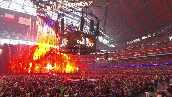 "How much pyro Mr. Ospreay?"
"ALL IN!" 
#AEWAllInTexas