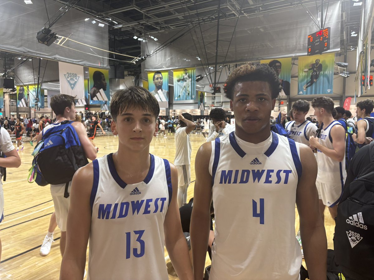 _MikeRoth's tweet image. Midwest Basketball Club 15 U is championship bound!
A win over Iowa United in the semifinals secures @MidwestBBClub spot in Sunday’s 15 U 3SSB Palmetto Road championship.
Kypton Norris (13, Hilliard Bradley) and @ontae2tuff (4, Dayton Northridge) have impressed this weekend