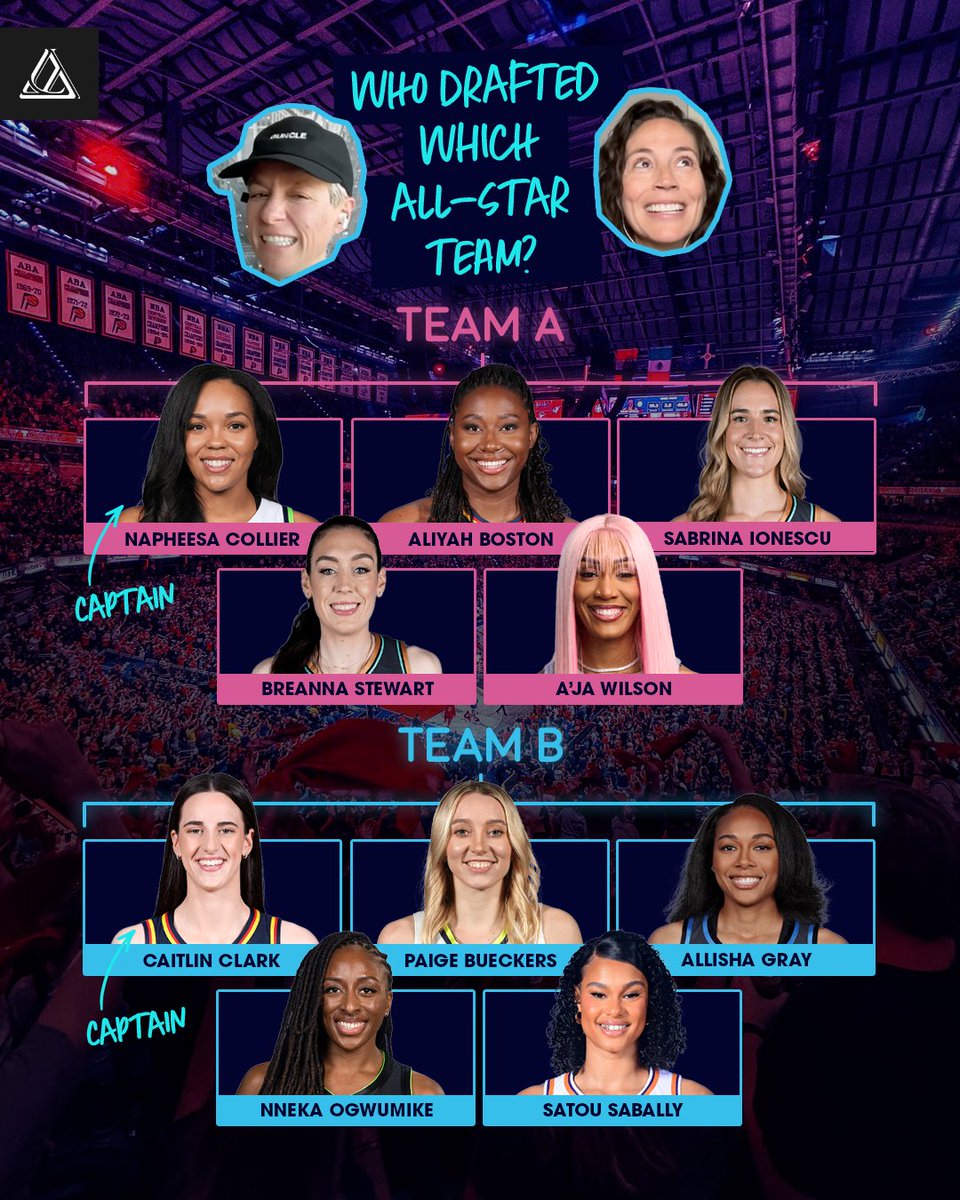 atouchmore's tweet image. Before the official draft, Megan and @S10Bird drafted their own @WNBA All-Star teams 👀
🎧Watch this week's episode now: bit.ly/40avHeW