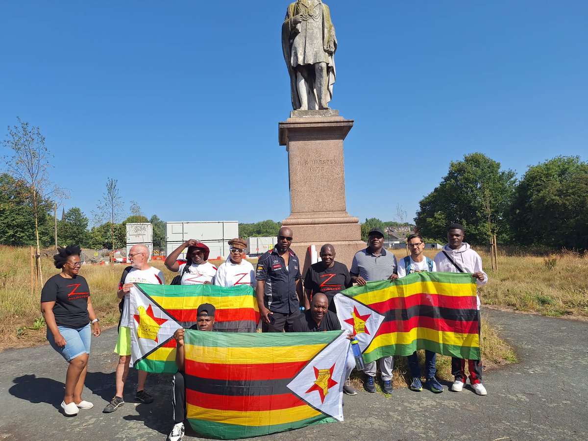 khosiedee22's tweet photo. Today in Leeds, we came together in unity. In our voices there's power, and in our action there is change. We will not stop to pass the message through our walks, until freedom is not a dream- but a reality.
#ZHRO
#WalkForFreedom
#FreeZimbabwe https://t.co/55KoDRW0HL