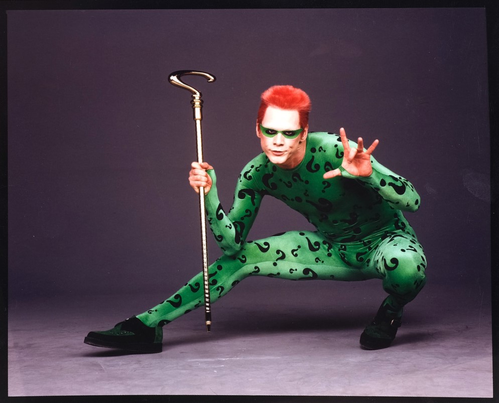 The Riddler Costume Jim Carrey