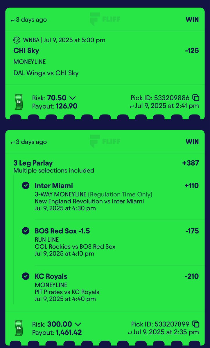alexishimfr's tweet photo. another one #fliff #PrizePicks #sportsbetting https://t.co/347i7xkjMq
