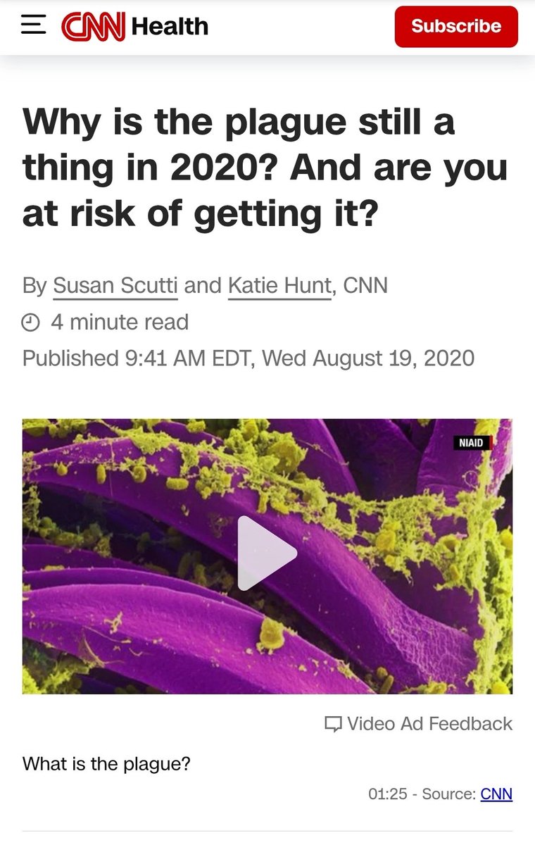 DeathwatchVT's tweet photo. @Angry_Staffer The plague has been a thing in America for a while.

 It was a story in 2020 before covid blew it out of the headlines. https://t.co/U00zxZxeqO