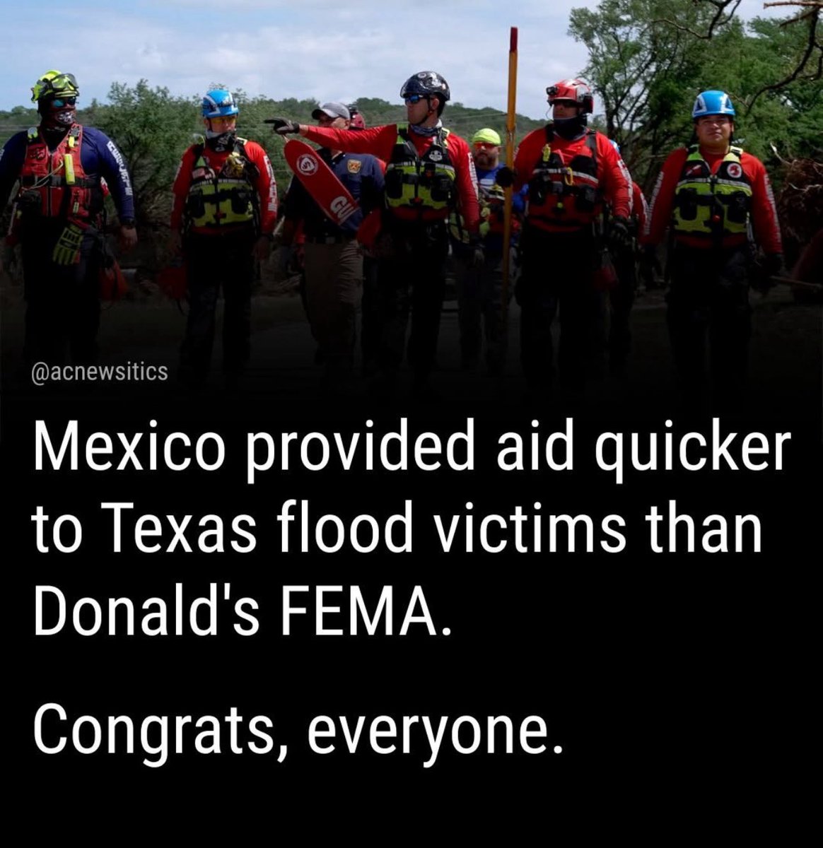 And not a single thank you from <a href="/GregAbbott_TX/">Greg Abbott</a> !