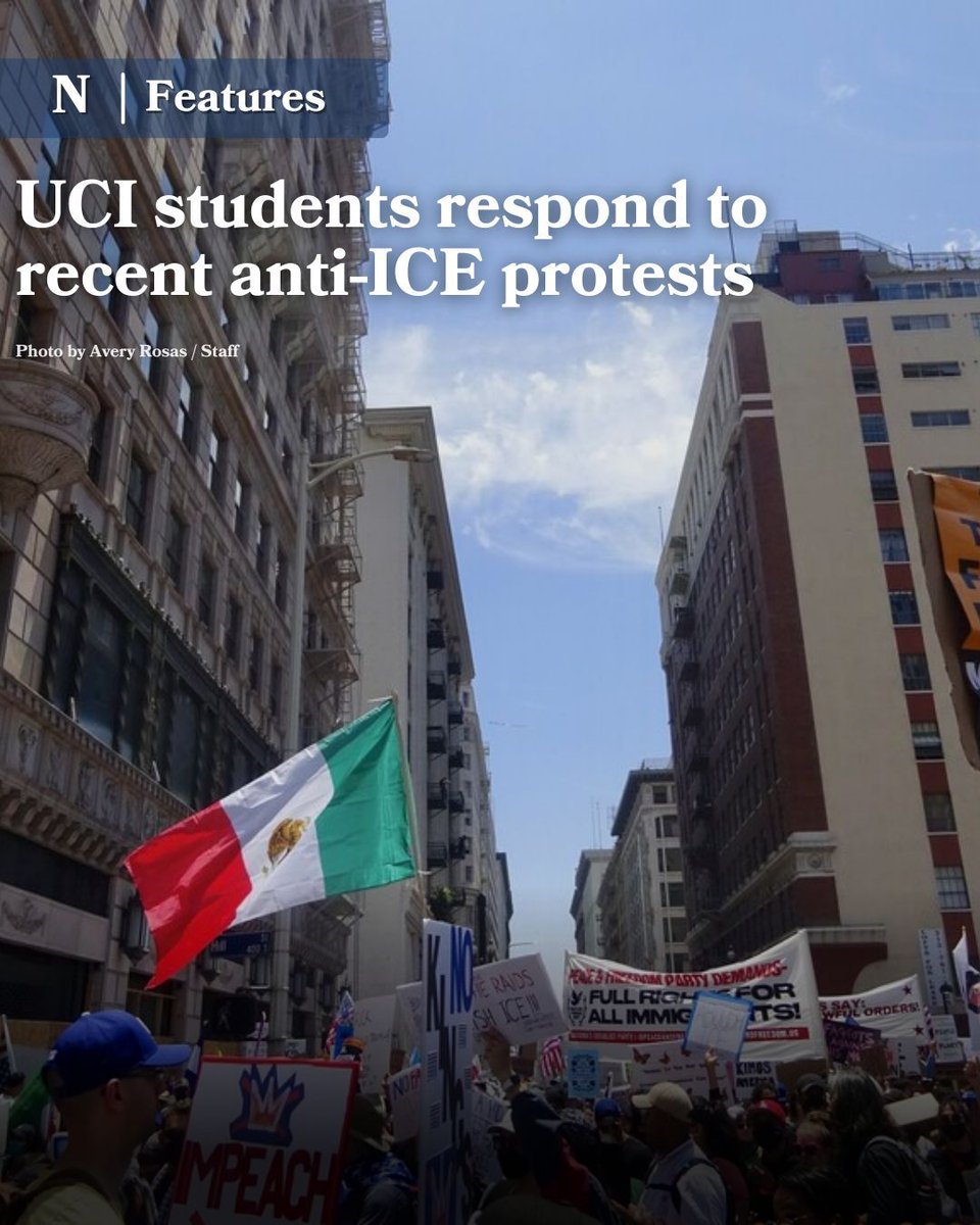 Read our latest at newuniversity.org 
newuniversity.org/2025/07/10/uci… 

(Written by Mariam Farag) (Photo by Avery Rosas / Staff)