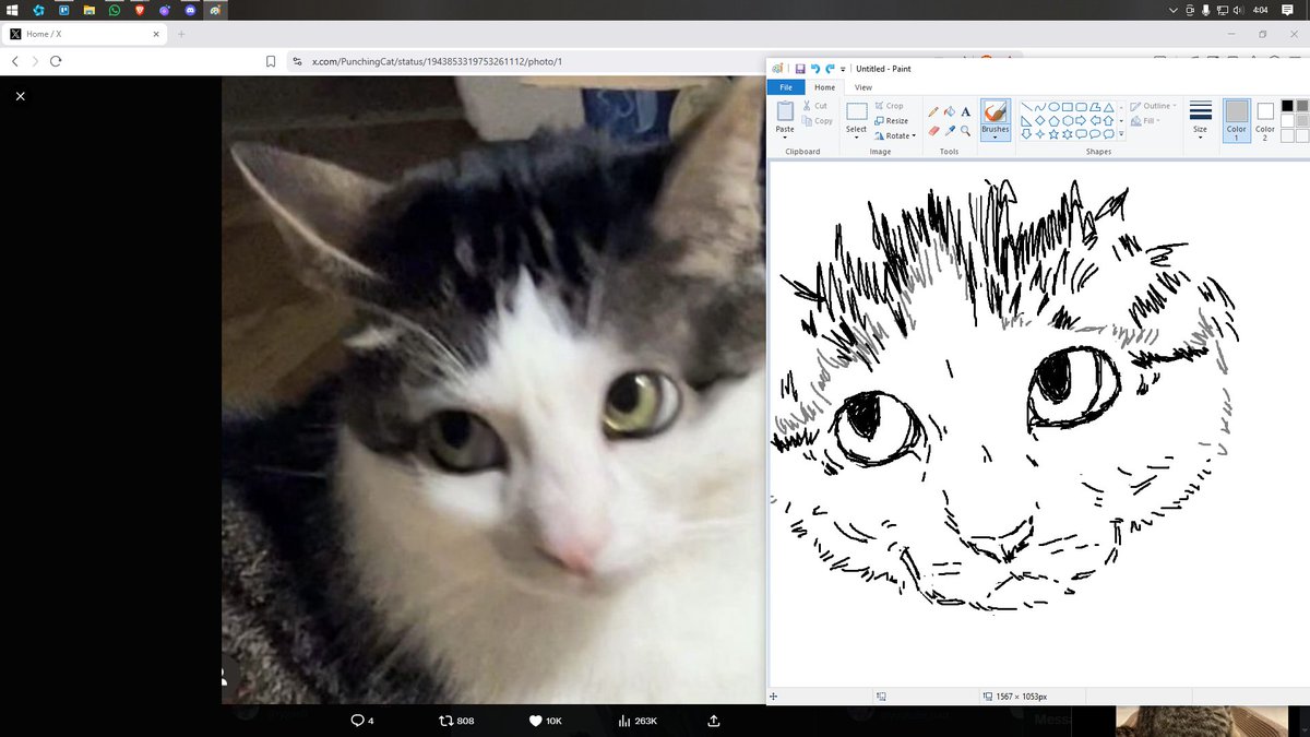ryganii's tweet image. paint + mouse + 4am 💀