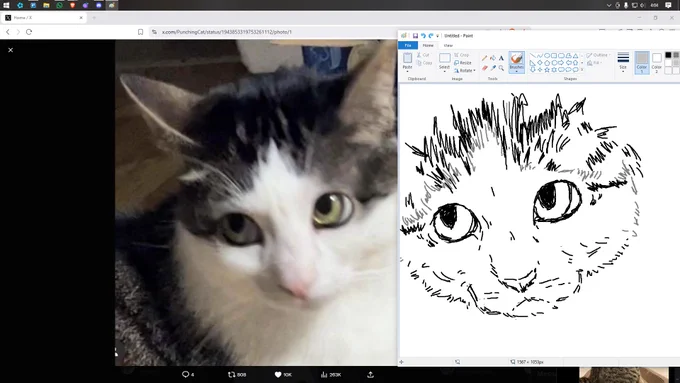 paint + mouse + 4am 💀 