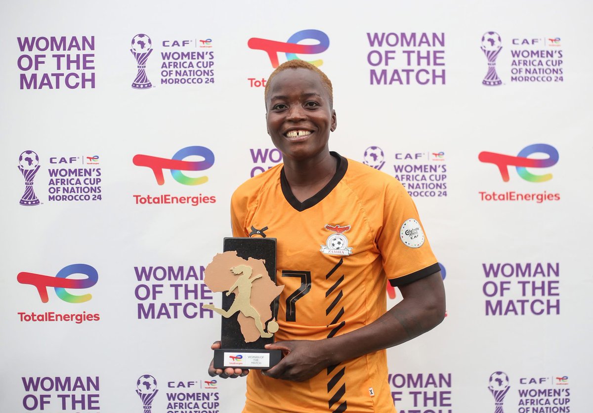 MusakoKelvin's tweet photo. Player of the Match 
Rachael Kuchalo Kundananji 🇿🇲 https://t.co/ti3Zazfu86