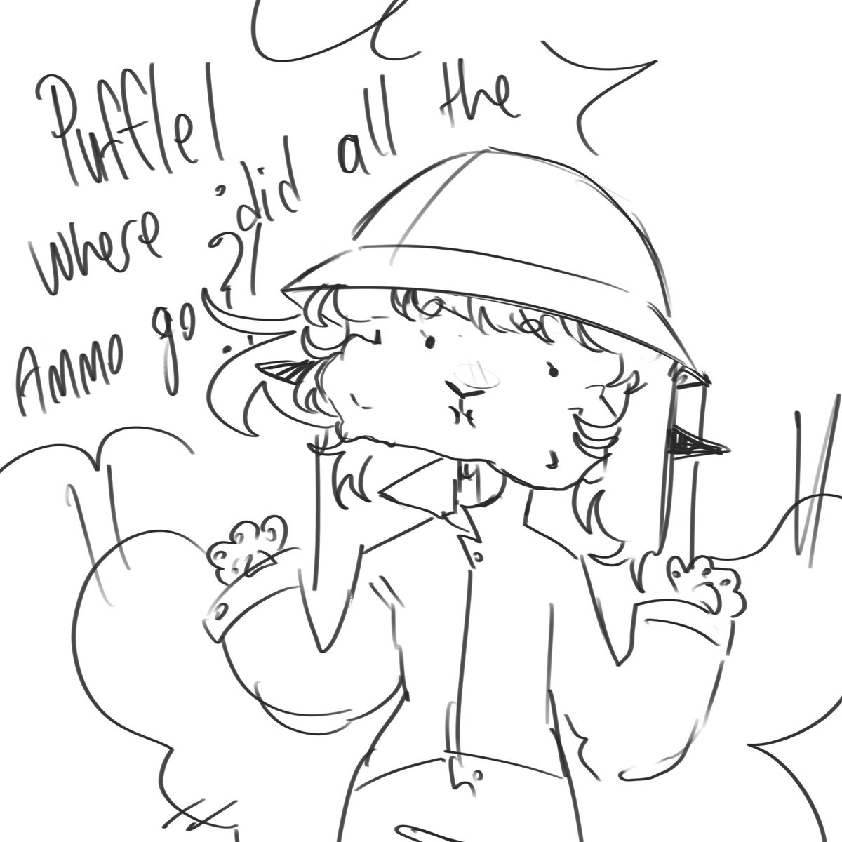 fluffizer's tweet image. Stupid oc doodles